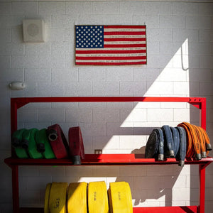 American Flag - Fire Hose - Second Amendment Recycled Firefighter