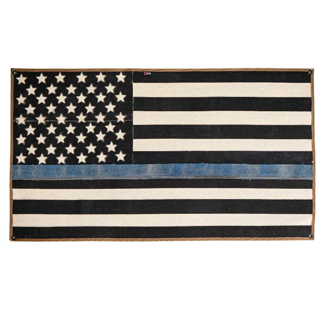 American Flag - Fire Hose - Thin Blue Line Recycled Firefighter