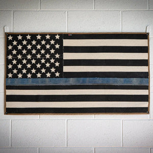American Flag - Fire Hose - Thin Blue Line Recycled Firefighter