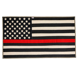 American Flag - Fire Hose - Thin Red Line Recycled Firefighter