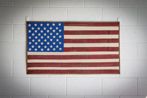 American Flag - Fire Hose - Vintage Recycled Firefighter