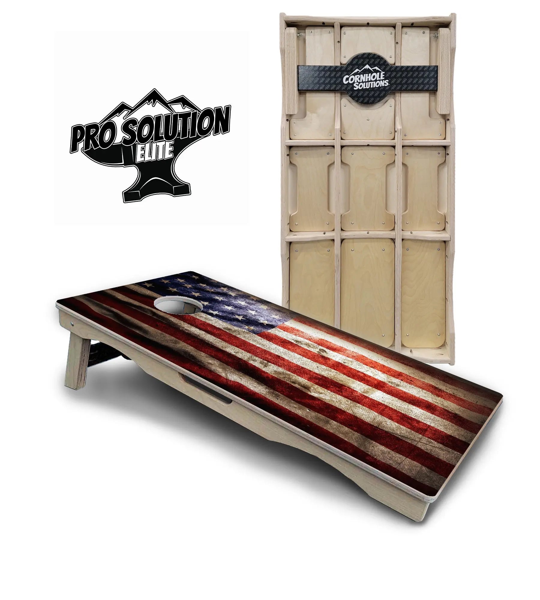 American Flag589 Cornhole Boards - Pro Solution Elite Series Cornhole Solutions