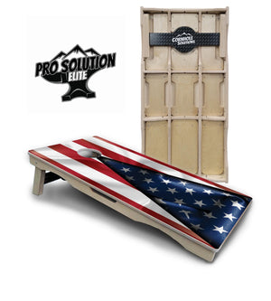 American Flag630 Cornhole Boards - Pro Solution Elite Series Cornhole Solutions