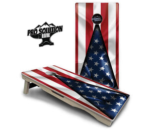 American Flag630 Cornhole Boards - Pro Solution Elite Series Cornhole Solutions