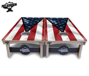 American Flag630 Cornhole Boards - Pro Solution Elite Series Cornhole Solutions