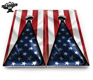 American Flag630 Cornhole Boards - Pro Solution Elite Series Cornhole Solutions