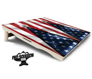 American Flag630 Cornhole Boards - Pro Solution Elite Series Cornhole Solutions