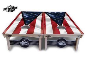 American Flag630 Cornhole Boards - Pro Solution Lite Series Cornhole Solutions