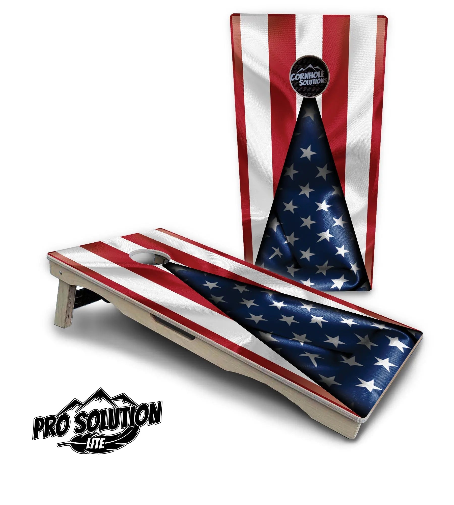 American Flag630 Cornhole Boards - Pro Solution Lite Series Cornhole Solutions