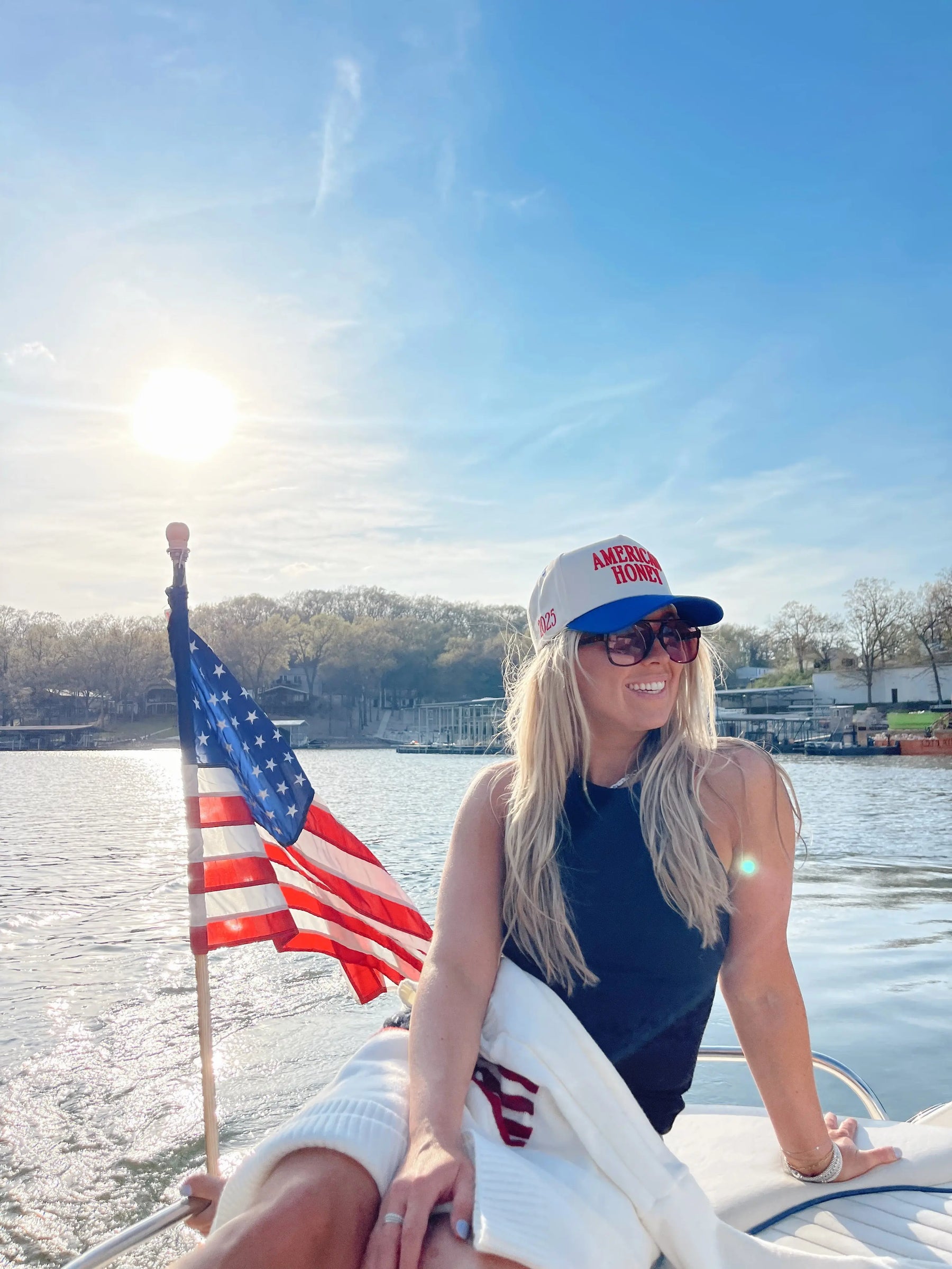 American Honey Vintage Trucker Hat KenzKustomz