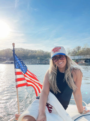 American Honey Vintage Trucker Hat KenzKustomz