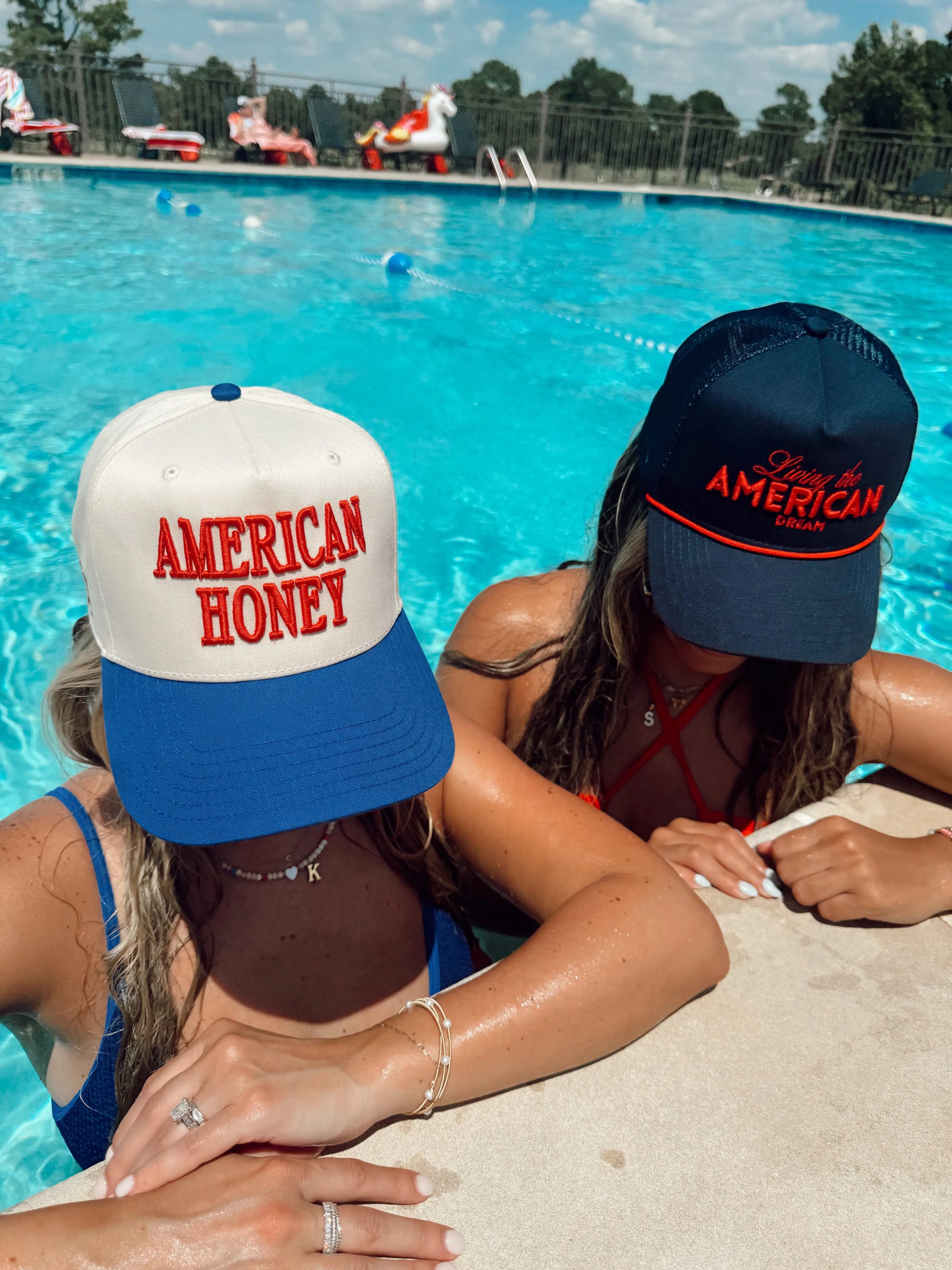 American Honey Vintage Trucker Hat KenzKustomz