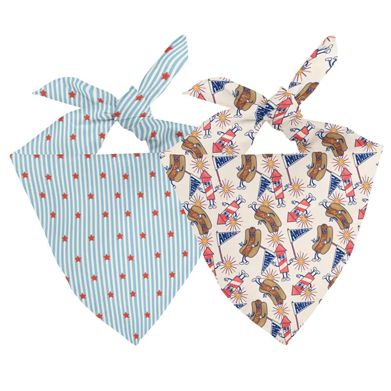 American Summer Dog Bandana Dog Bandana Co.