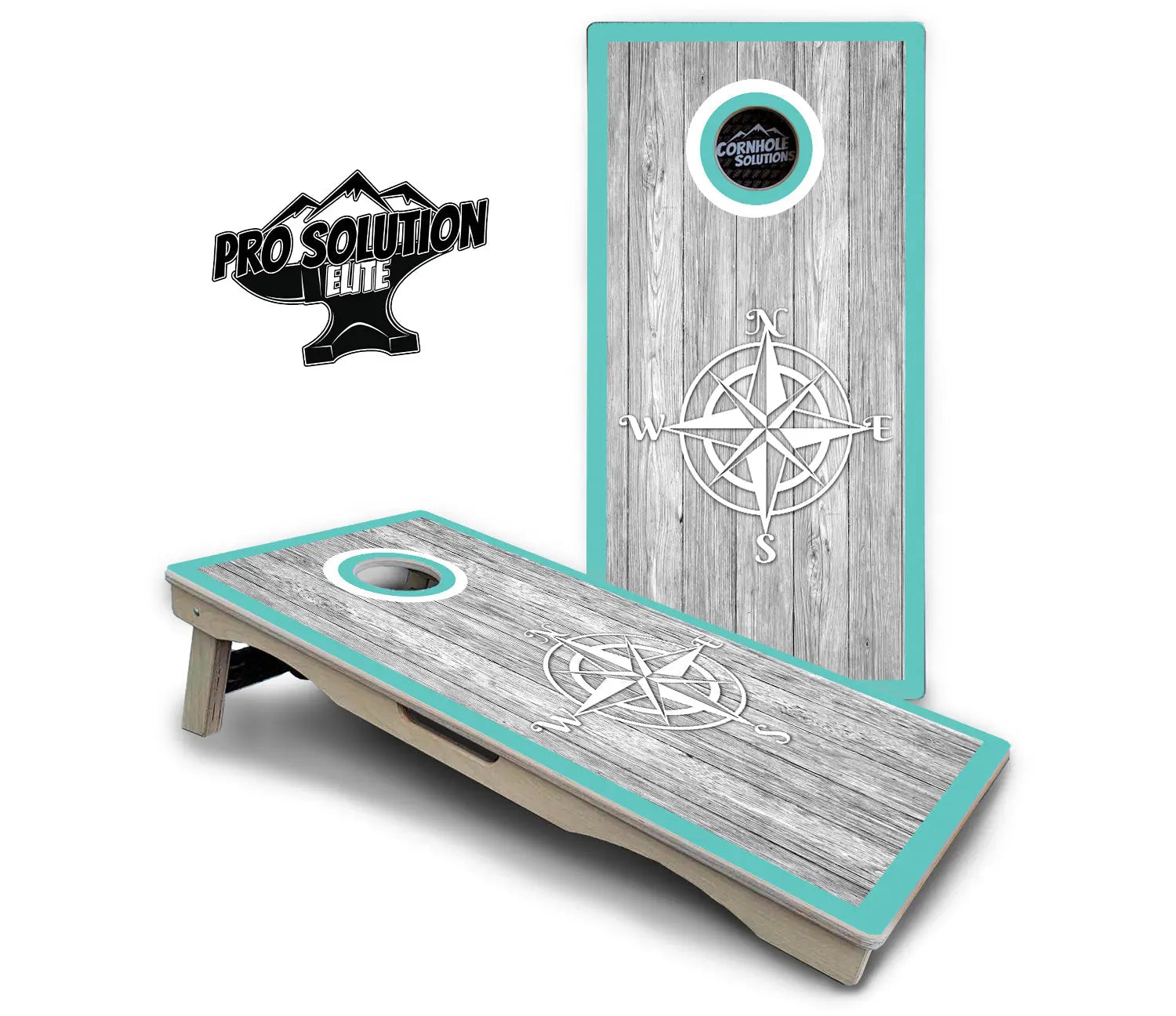 Anchor & Compass Cornhole Boards - Pro Solution Elite Series Cornhole Solutions