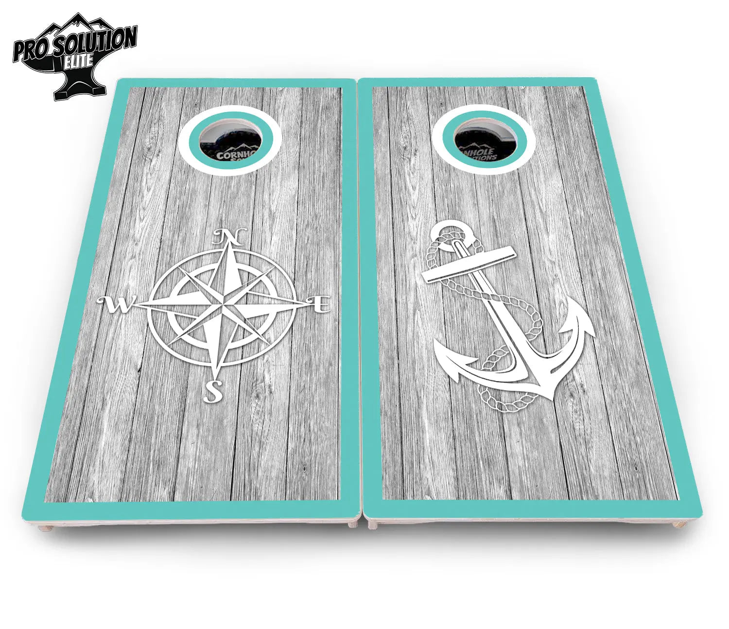 Anchor & Compass Cornhole Boards - Pro Solution Elite Series Cornhole Solutions