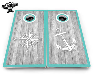 Anchor & Compass Cornhole Boards - Pro Solution Elite Series Cornhole Solutions