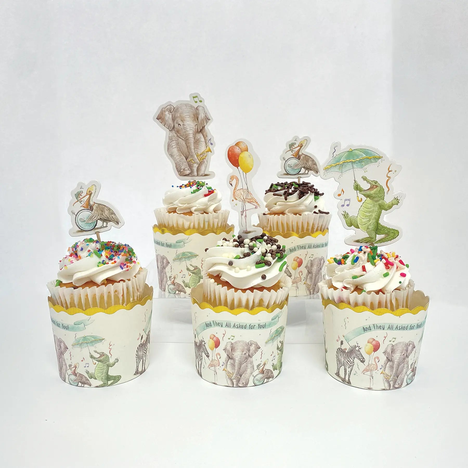 And They All Asked for You Cupcake Decorations Set Nola Tawk