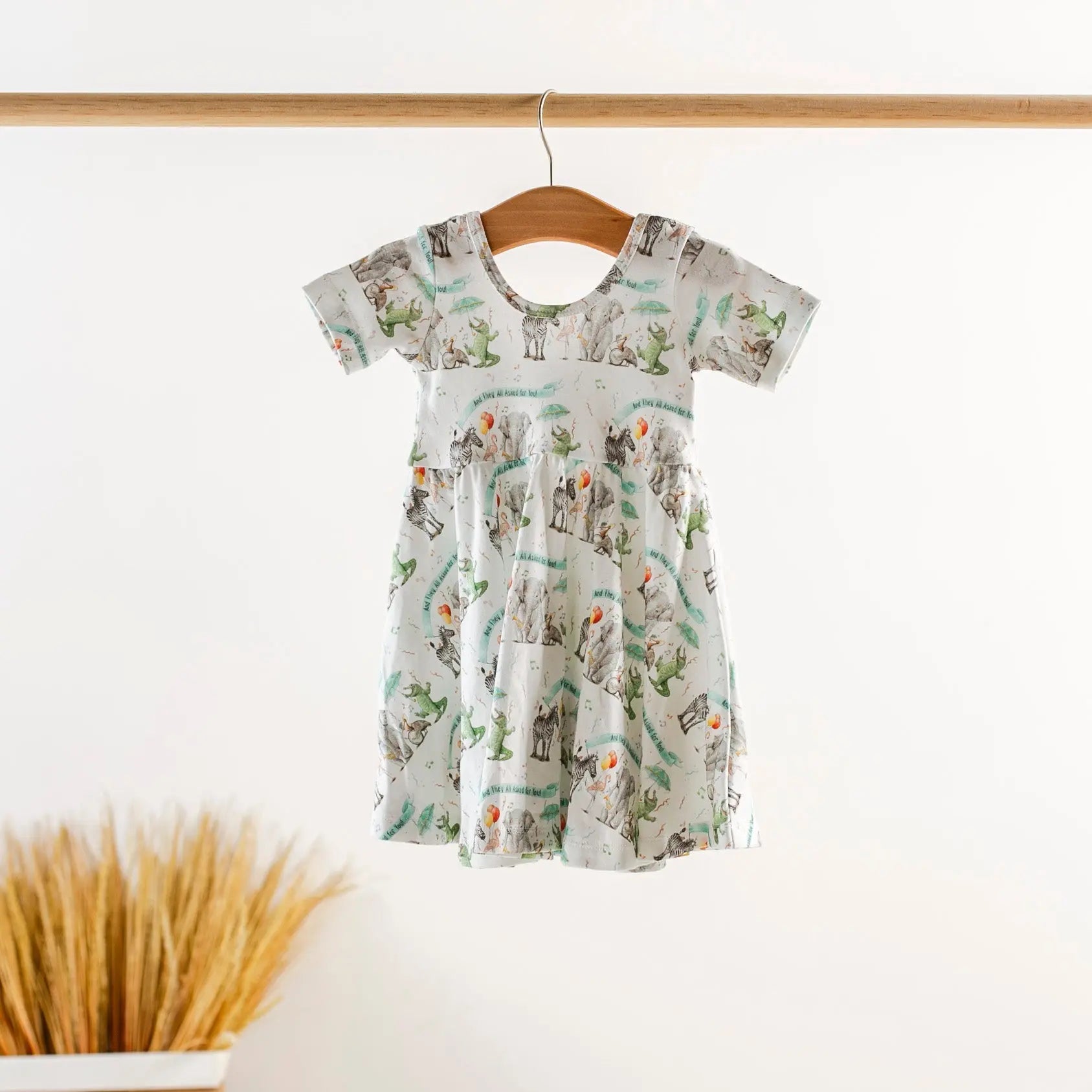 And They All Asked for You Organic Cotton Dress for Kids Nola Tawk
