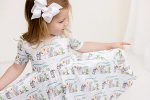 And They All Asked for You Organic Cotton Dress for Kids Nola Tawk