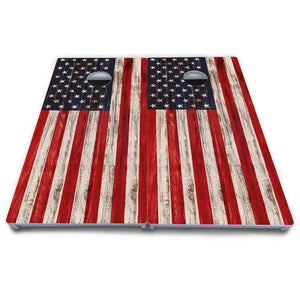 Antique Flag Cornhole Boards - All Weather Series Cornhole Solutions