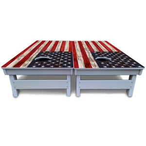 Antique Flag Cornhole Boards - All Weather Series Cornhole Solutions