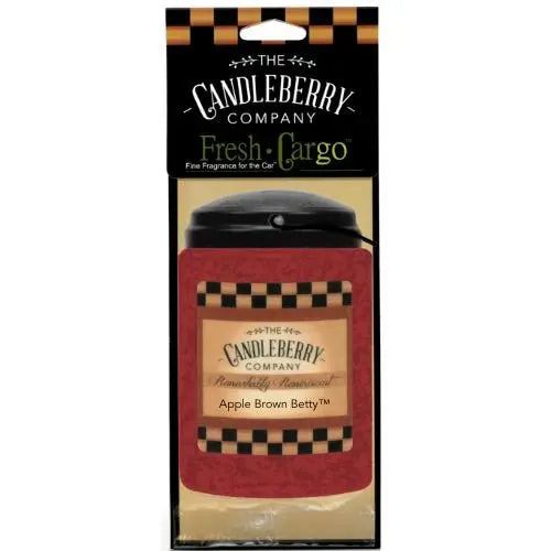 Apple Brown Betty™- "Fresh Cargo"®, Scent for the Car (2-PACK) (Collective) The Candleberry® Candle Company