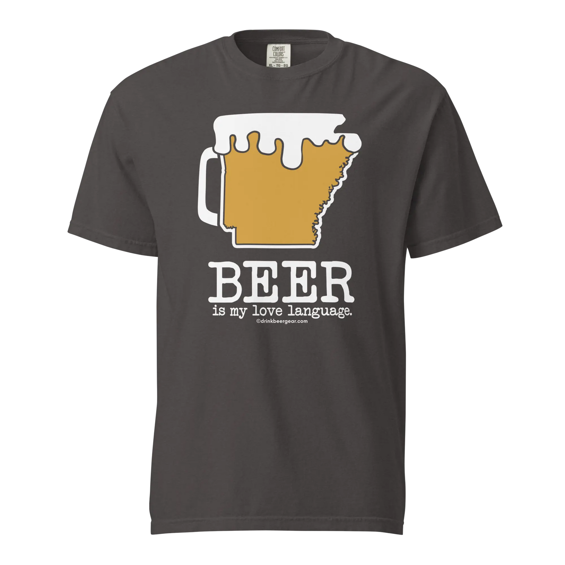 Arkansas Beer Mug Tee – Beer Is My Love Language. - COMFORT COLORS BRAND TEE Drink Beer Gear