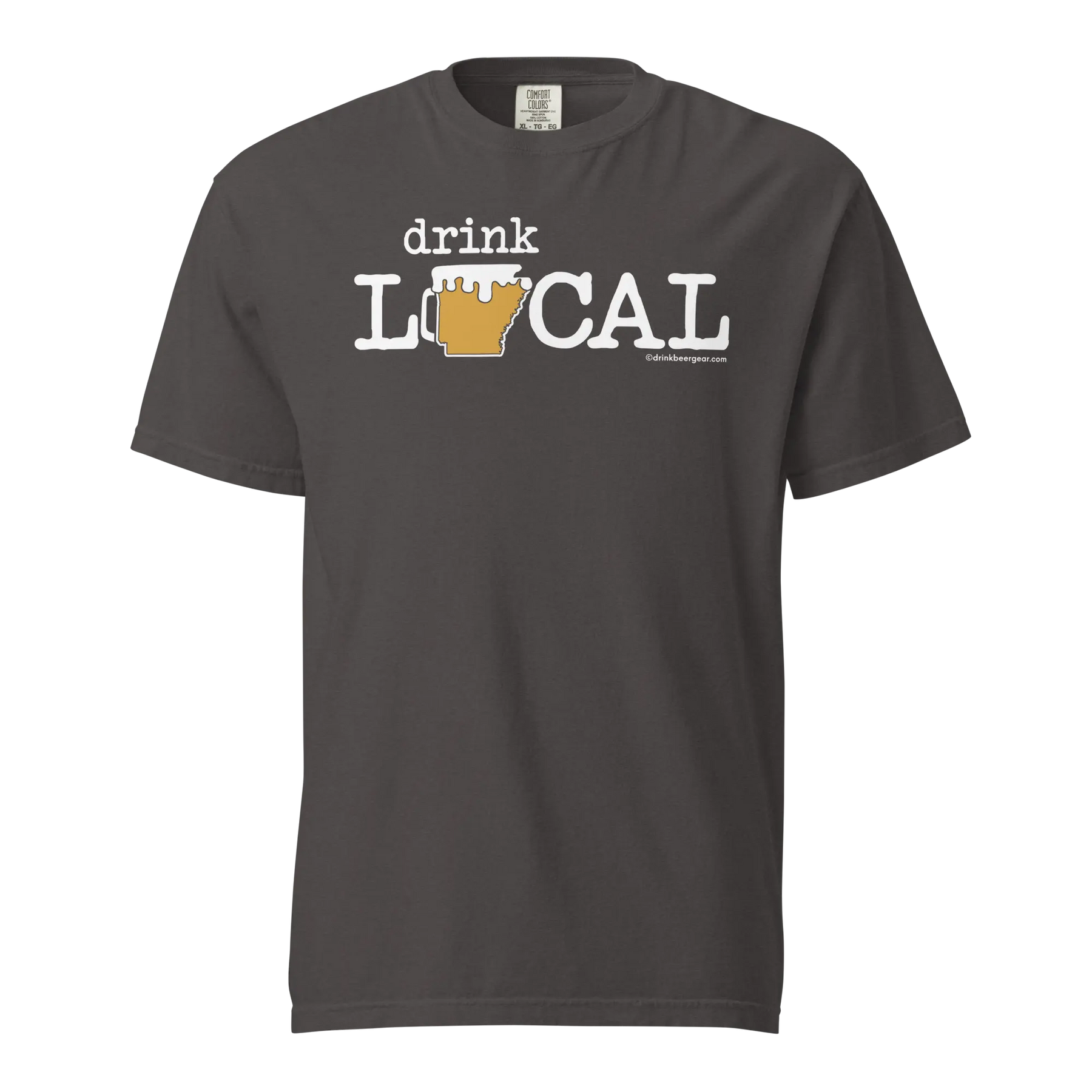 Arkansas Beer Mug Tee – Drink Local - COMFORT COLORS BRAND TEE Drink Beer Gear