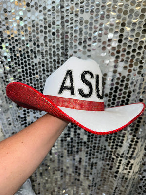 Arkansas State University Hat Rhinestone Cowgirl