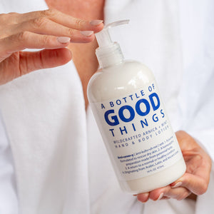 Arni•cover•y Arnica + Mint Lotion ~ 16 oz. by Essential Journeys, natural skincare detail photo 4