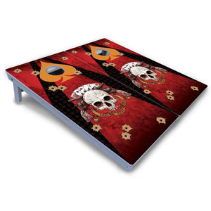 Artist Series Cornhole Boards - All Weather Series - Deadman's Hand Cornhole Solutions