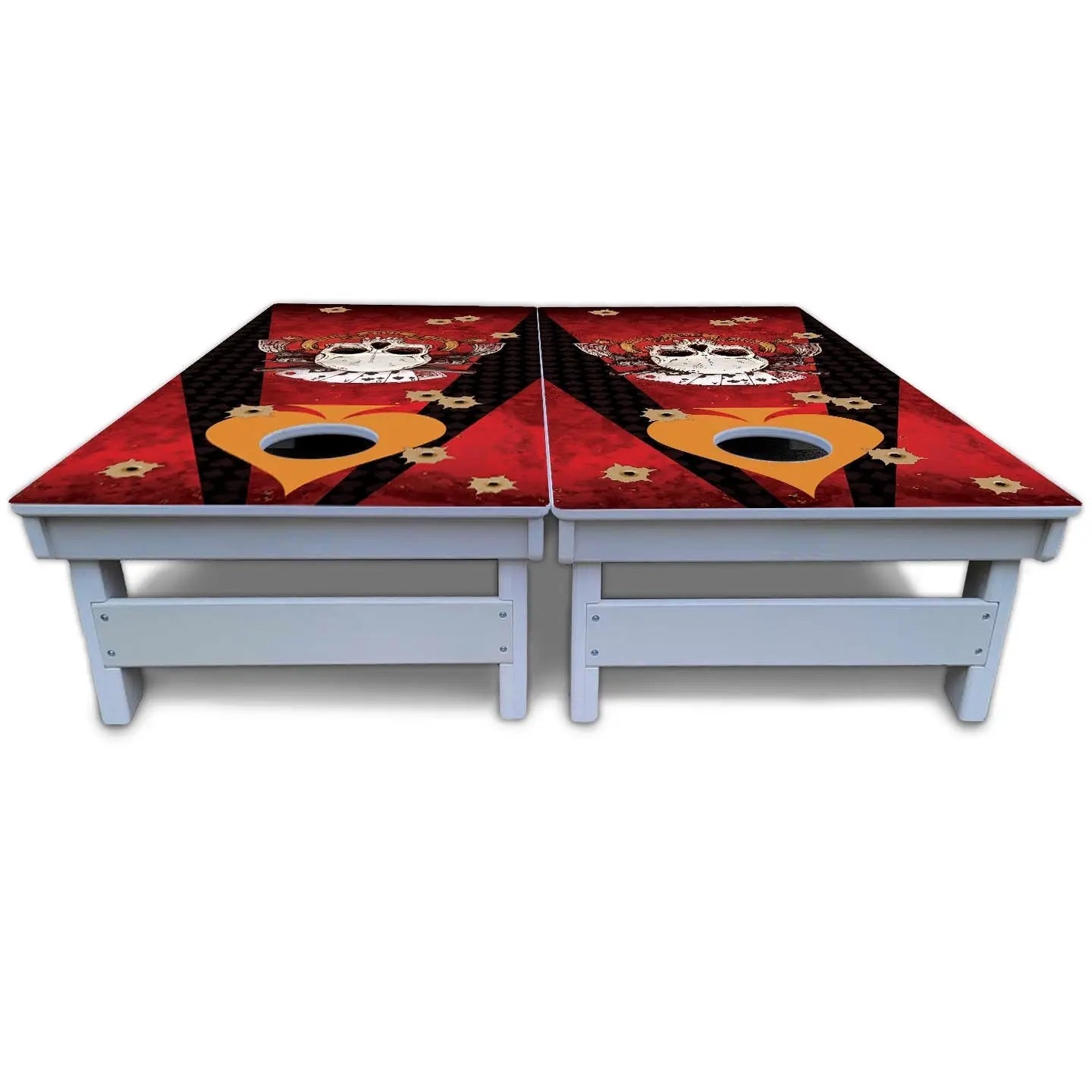 Artist Series Cornhole Boards - All Weather Series - Deadman's Hand Cornhole Solutions