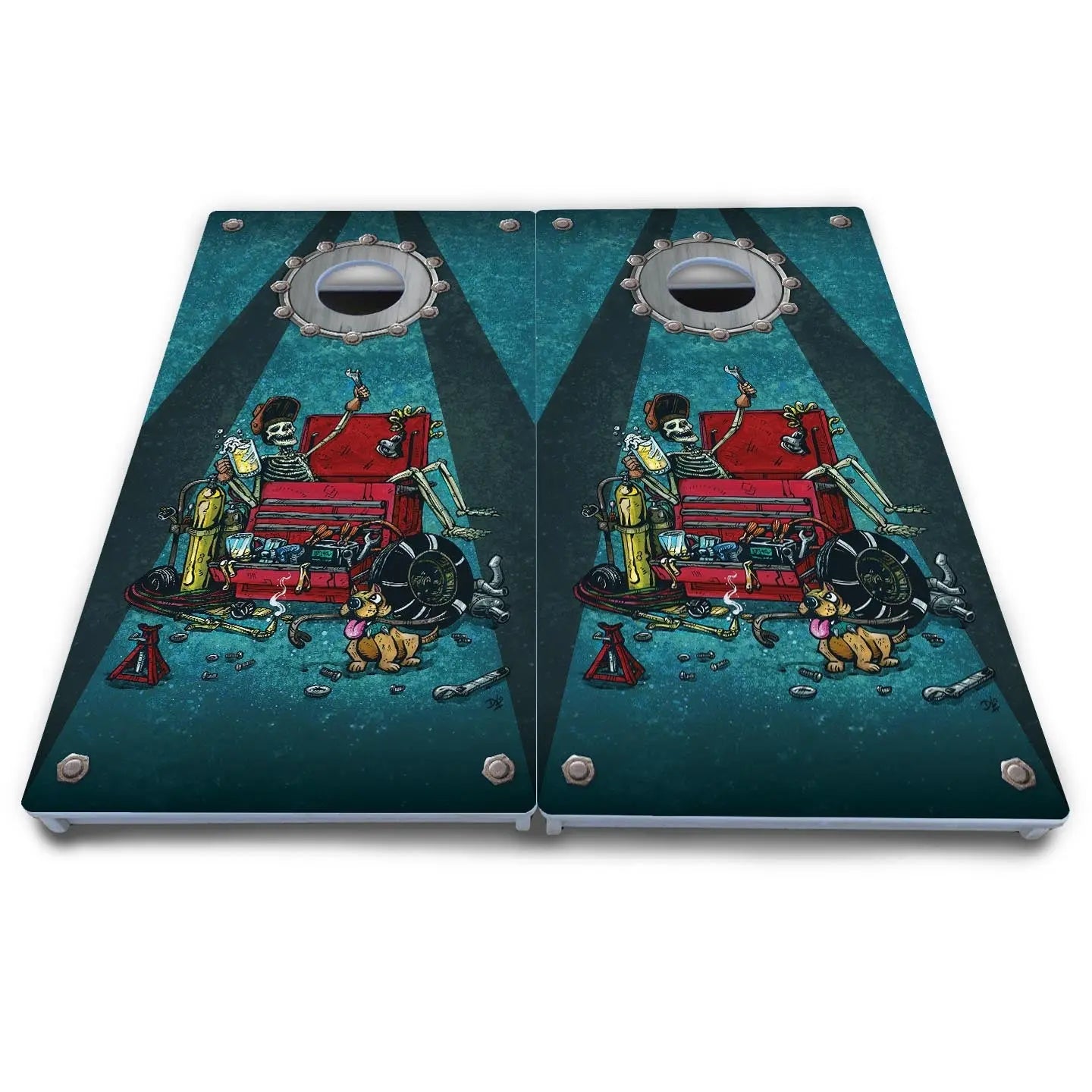 Artist Series Cornhole Boards - All Weather Series - Garage Life Cornhole Solutions