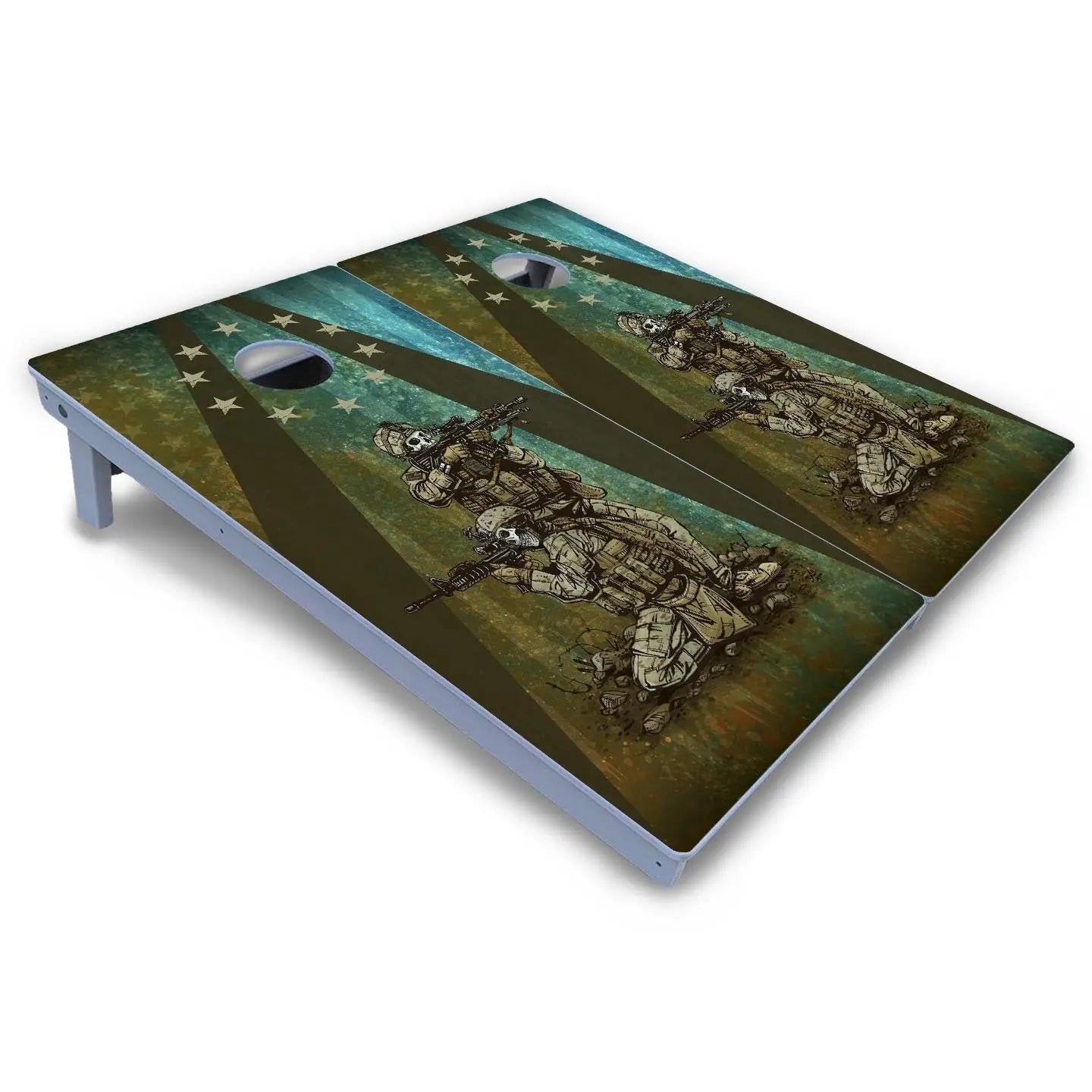 Artist Series Cornhole Boards - All Weather Series - Got Your Six Cornhole Solutions
