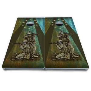 Artist Series Cornhole Boards - All Weather Series - Got Your Six Cornhole Solutions