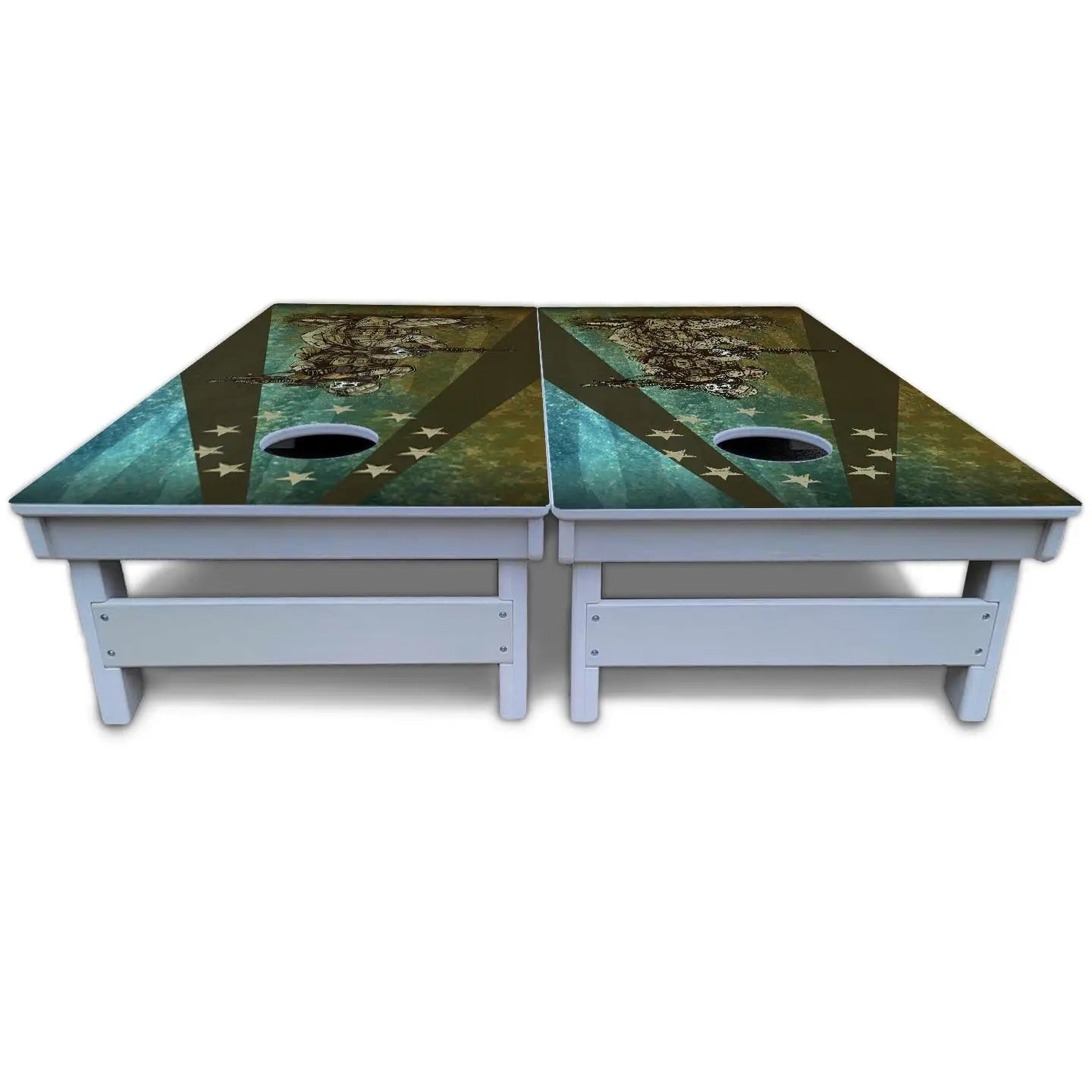 Artist Series Cornhole Boards - All Weather Series - Got Your Six Cornhole Solutions
