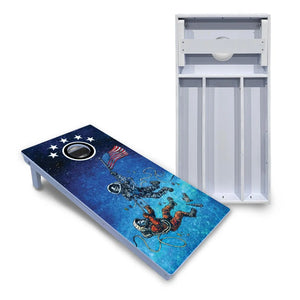 Artist Series Cornhole Boards - All Weather Series - Space Race Cornhole Solutions