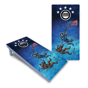 Artist Series Cornhole Boards - All Weather Series - Space Race Cornhole Solutions