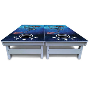 Artist Series Cornhole Boards - All Weather Series - Space Race Cornhole Solutions
