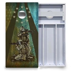 Artist Series Cornhole Boards - All Weather Series - Split Design Cornhole Solutions