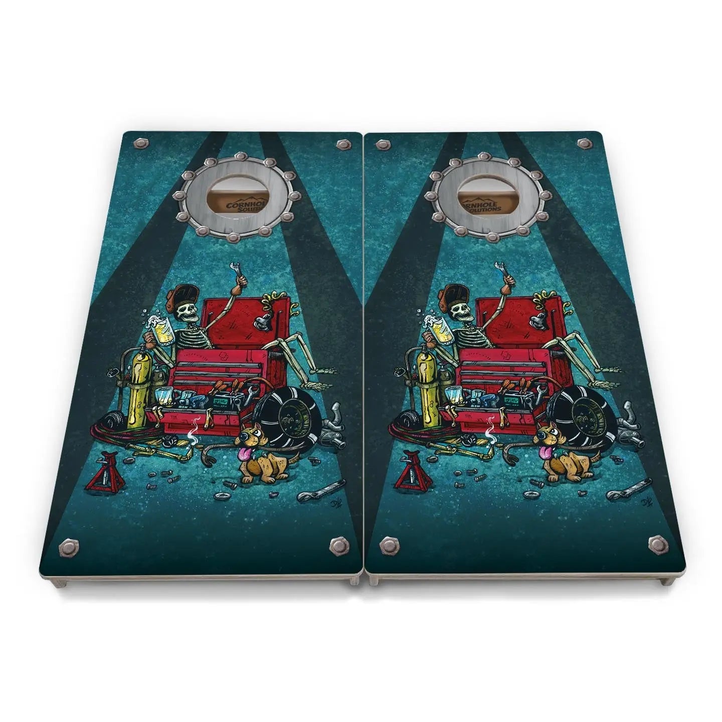 Artist Series Cornhole Boards - Professional Tournament Series - Garage Life Cornhole Solutions