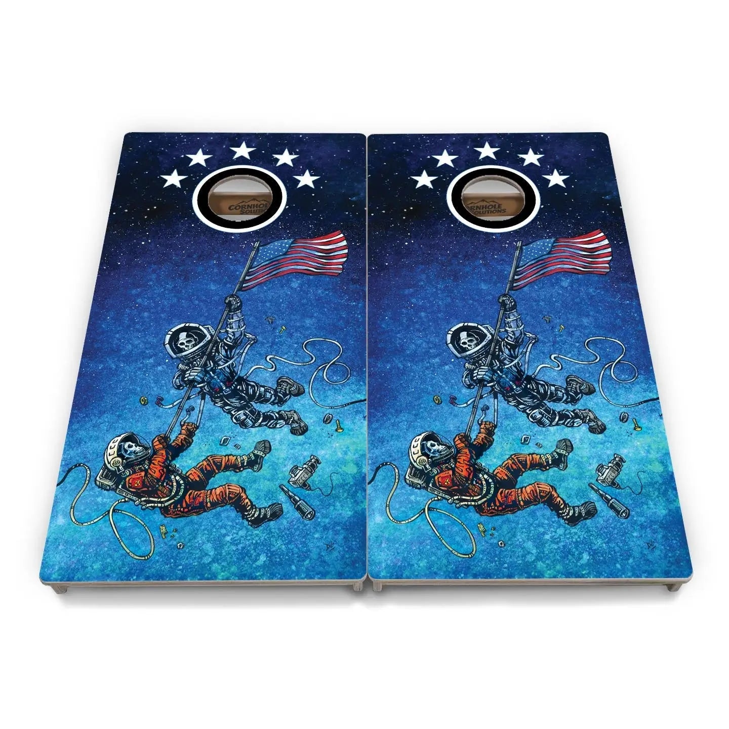 Artist Series Cornhole Boards - Professional Tournament Series - Space Race Cornhole Solutions