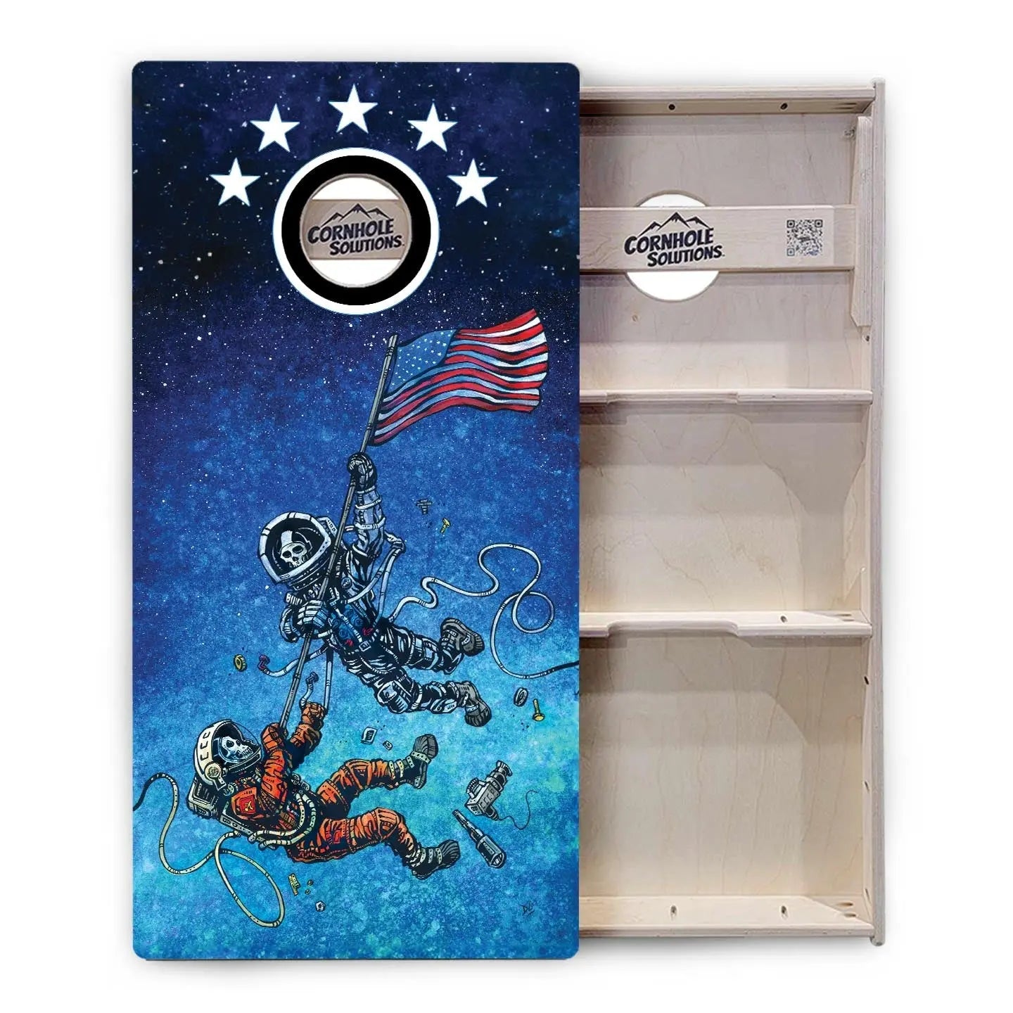 Artist Series Cornhole Boards - Professional Tournament Series - Space Race Cornhole Solutions