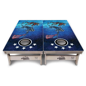 Artist Series Cornhole Boards - Professional Tournament Series - Space Race Cornhole Solutions