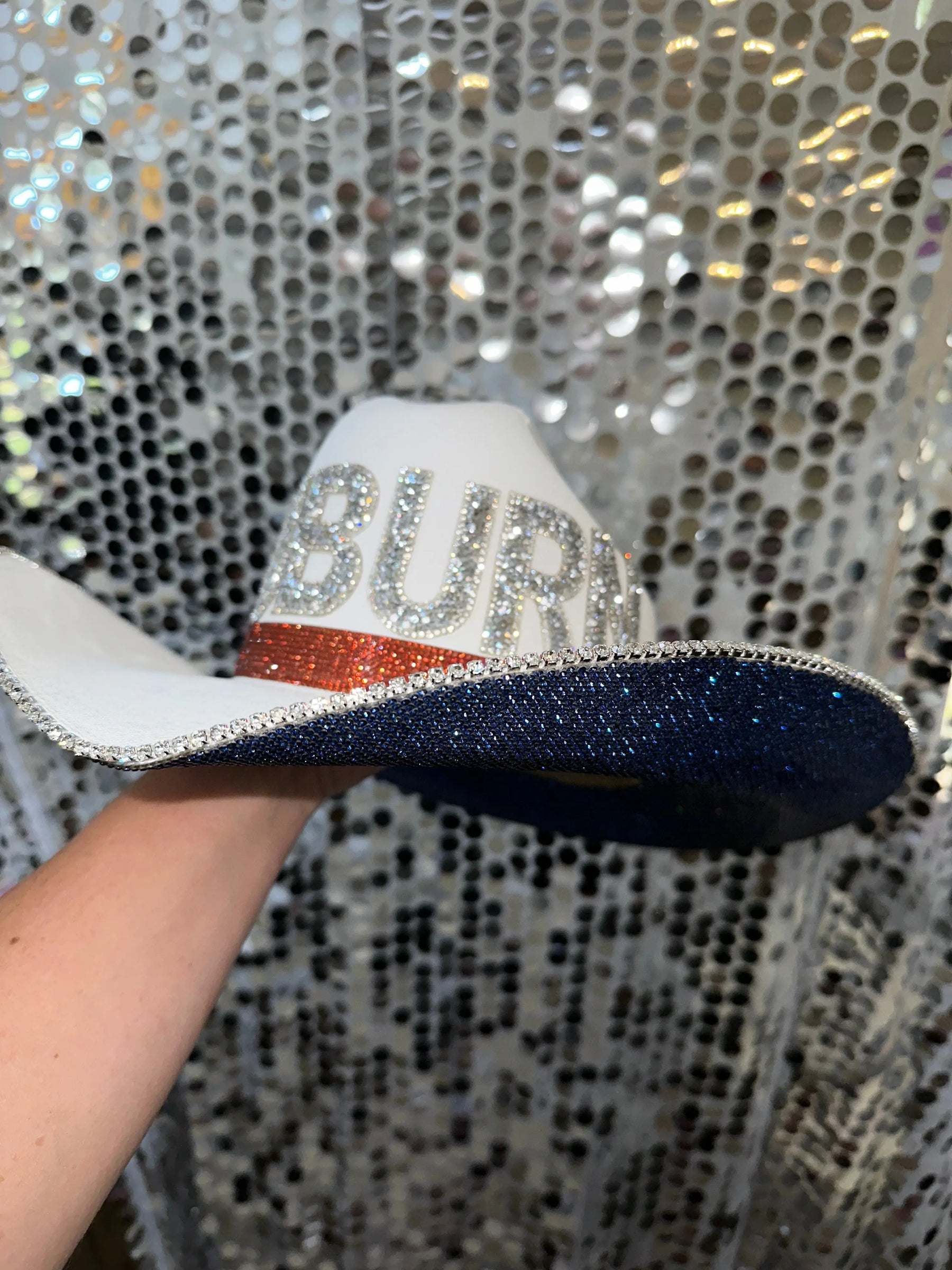 Auburn University Hat Rhinestone Cowgirl