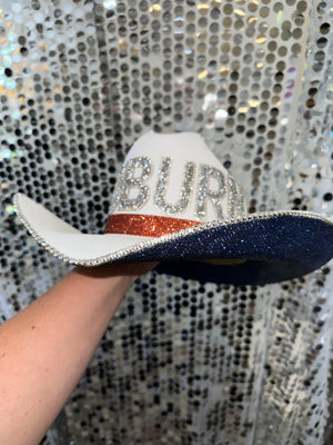 Auburn University Hat Rhinestone Cowgirl