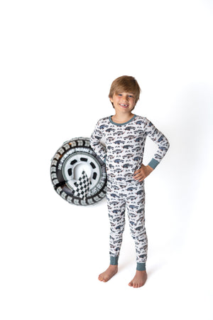 Blazin' Cars | Two Piece Pajama Set