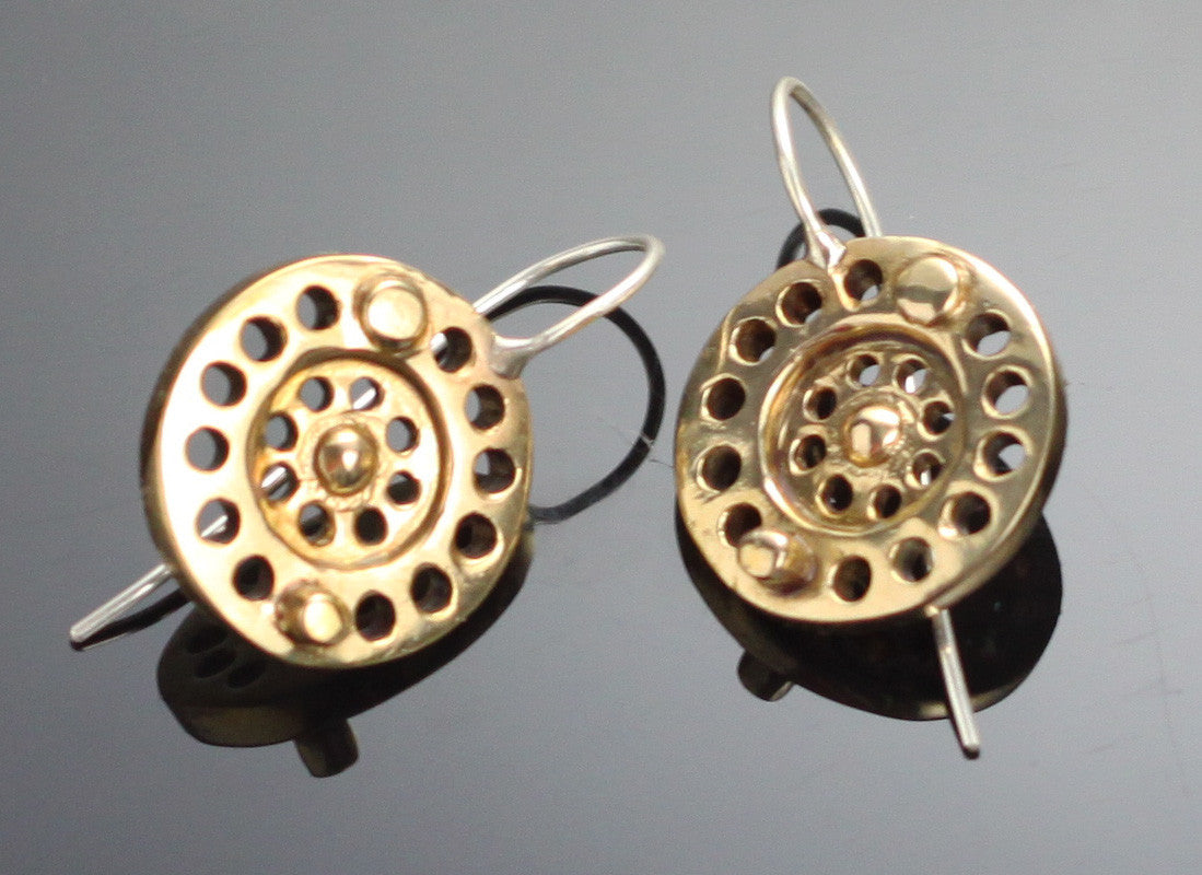 Bronze Fly Reel Earrings – BREF1010