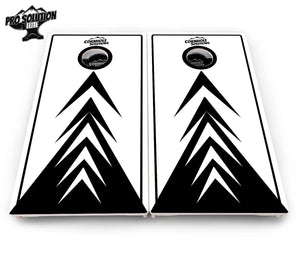 B&W Arrows Cornhole Boards - Pro Solution Elite Series Cornhole Solutions