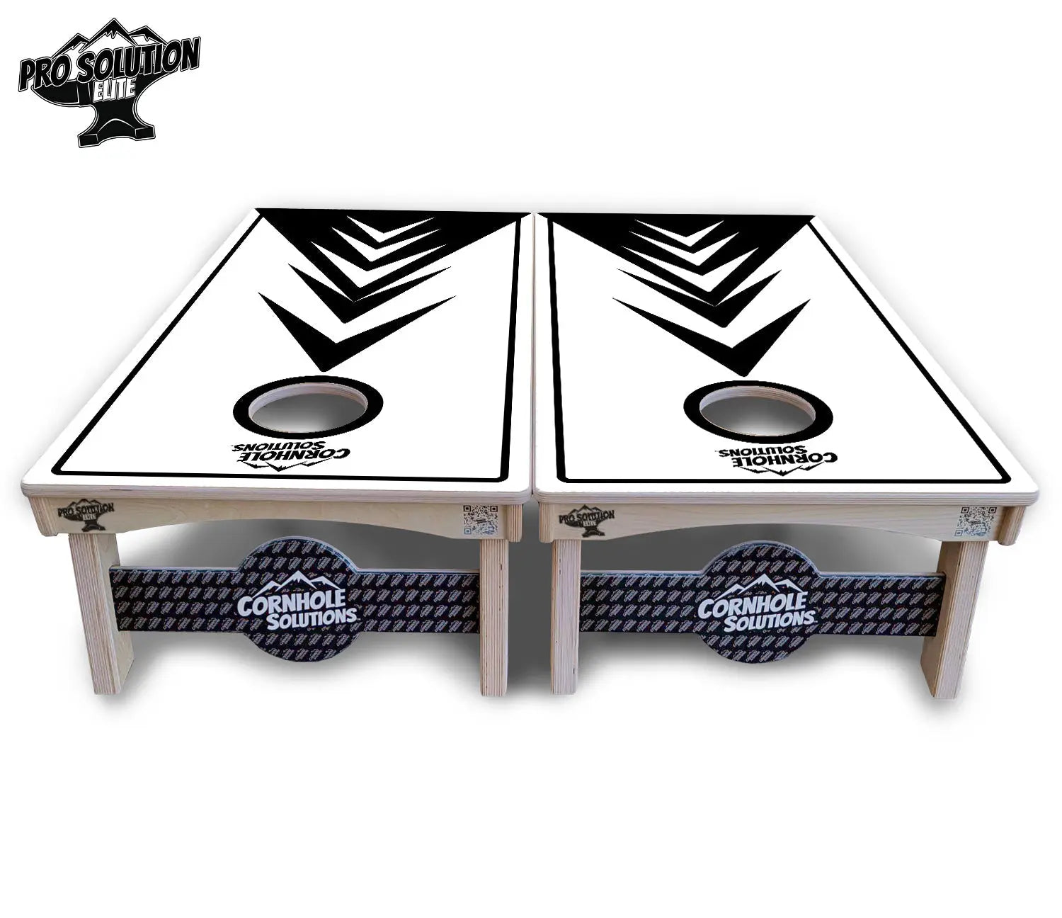 B&W Arrows Cornhole Boards - Pro Solution Elite Series Cornhole Solutions